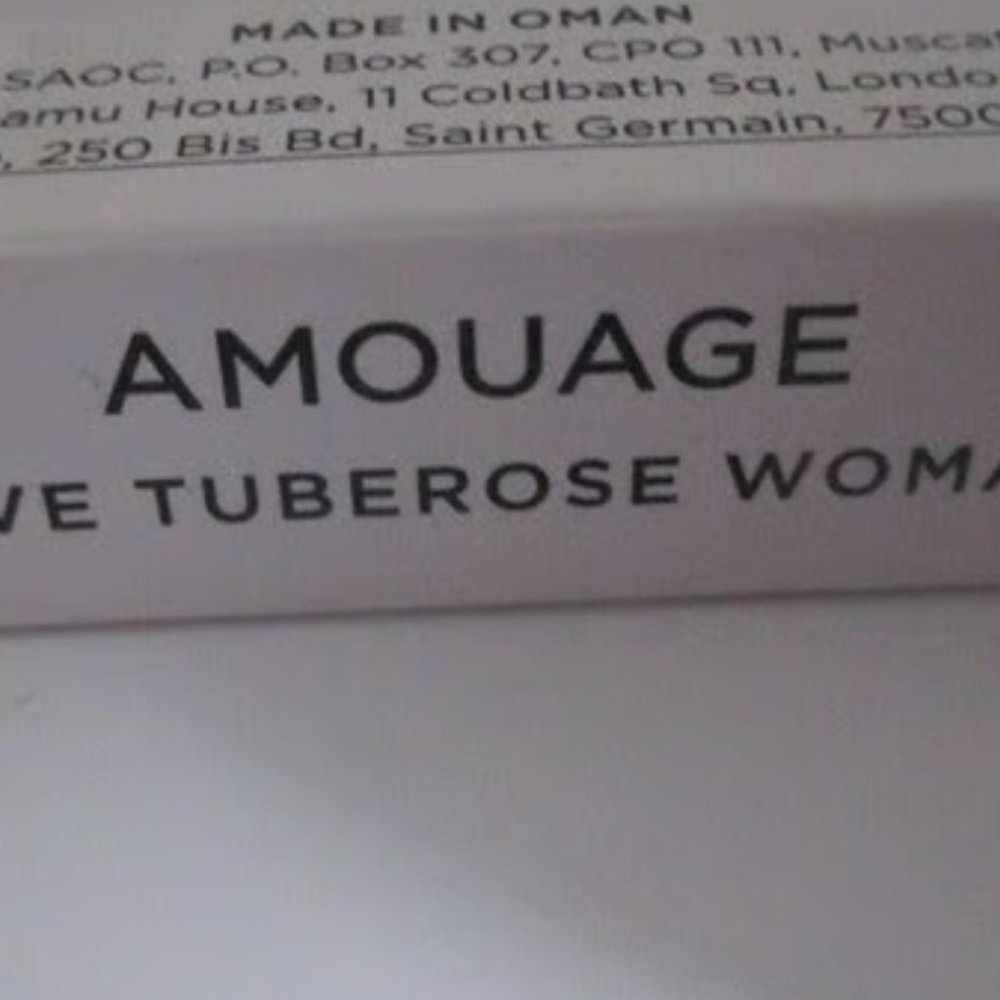 GORGEOUS! Amouage love tuberose sample